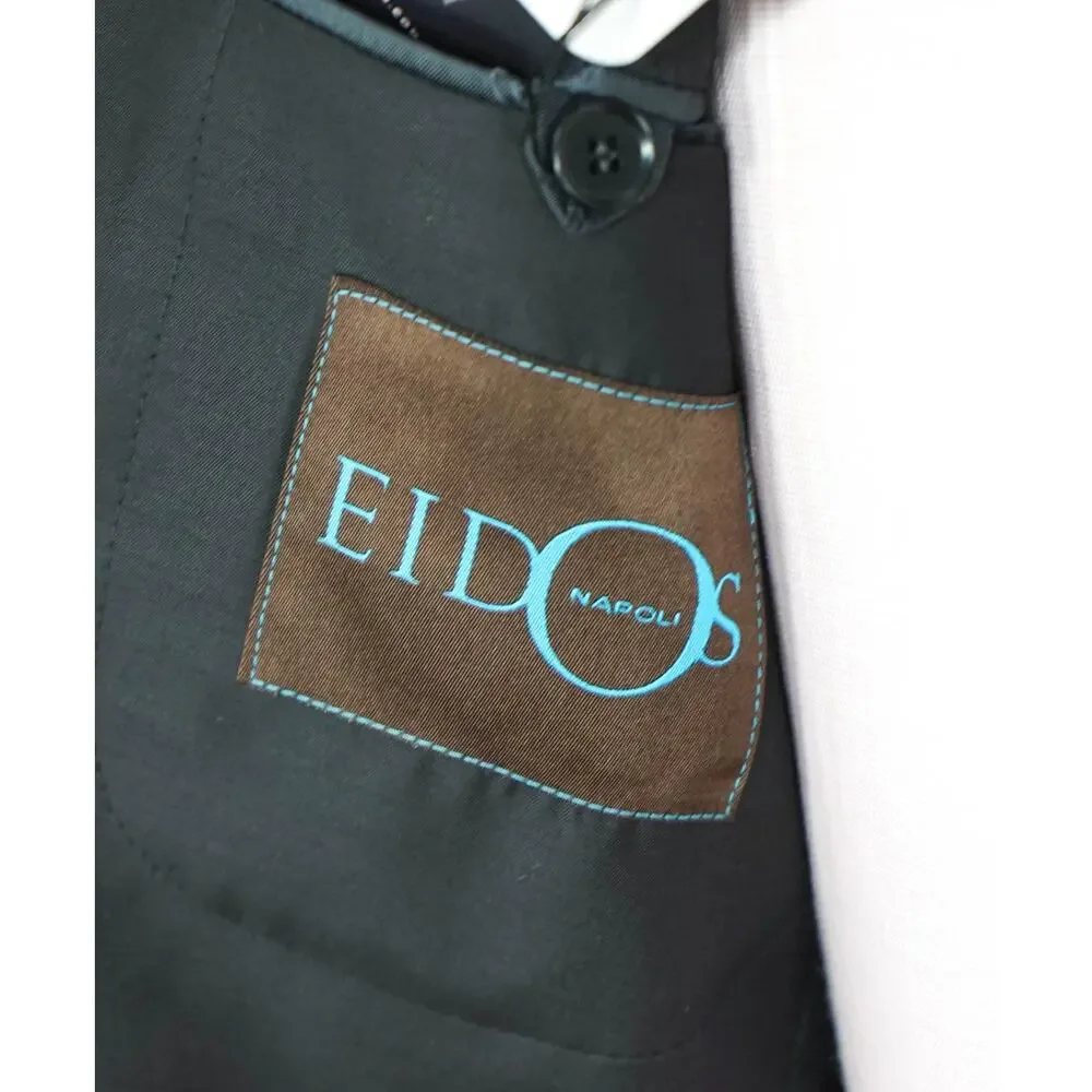 $1,495 EIDOS By ISAIA - Black PURE SILK Blazer - 40R